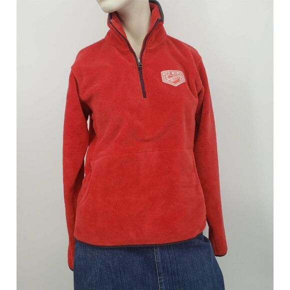 NHL Detroit Red Wings 1/4 Zip Fleece Pullover Jacket - Picture 2 of 7